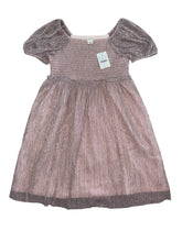 Crewcuts girls smocked shimmer party dress 8 NEW