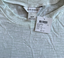 Club Monaco women’s striped burnout oversized tee XS NEW