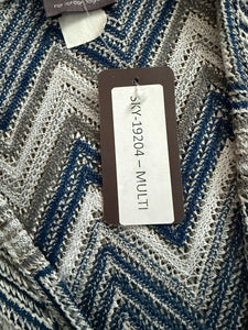 Elif for Jordan Taylor women’s chevron knit coverup dress S NEW