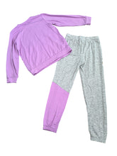 Pixie Lane girls 2pc metallic splatter ice cream graphic pants set 9-10