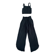Marine Layer women’s 2pc Lila cropped tank & Cali double layer pant set XS