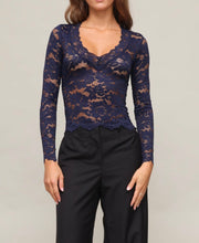 Robertson + Rodeo women’s Naomi lace v-neck top S NEW