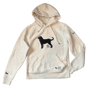 Black dog outlet hooded sweatshirt