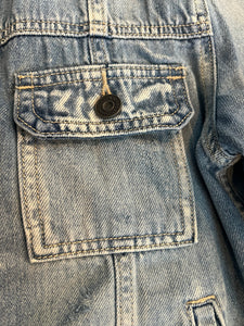 Hidden Los Angeles women’s distressed denim jean jacket S