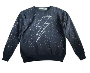 Vintage Havana girls splatter bolt sweatshirt L(14)
