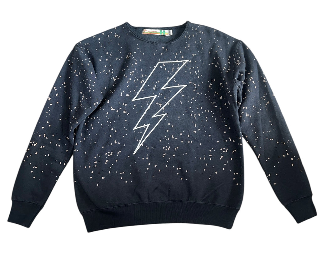 Vintage Havana girls splatter bolt sweatshirt L(14)
