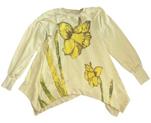 Free People women’s flowers sweatshirt tunic XS