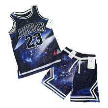 Jordan boys 2pc AOP #23 embroidered jersey & shorts set S(8-10) NEW