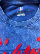 NFL boys mineral wash Giants football graphic tee L(14-16)