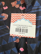 Oliphant women’s leopard yoke mini dress XS NEW
