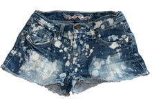 So Nikki girls bleach splattered jean shorts 7