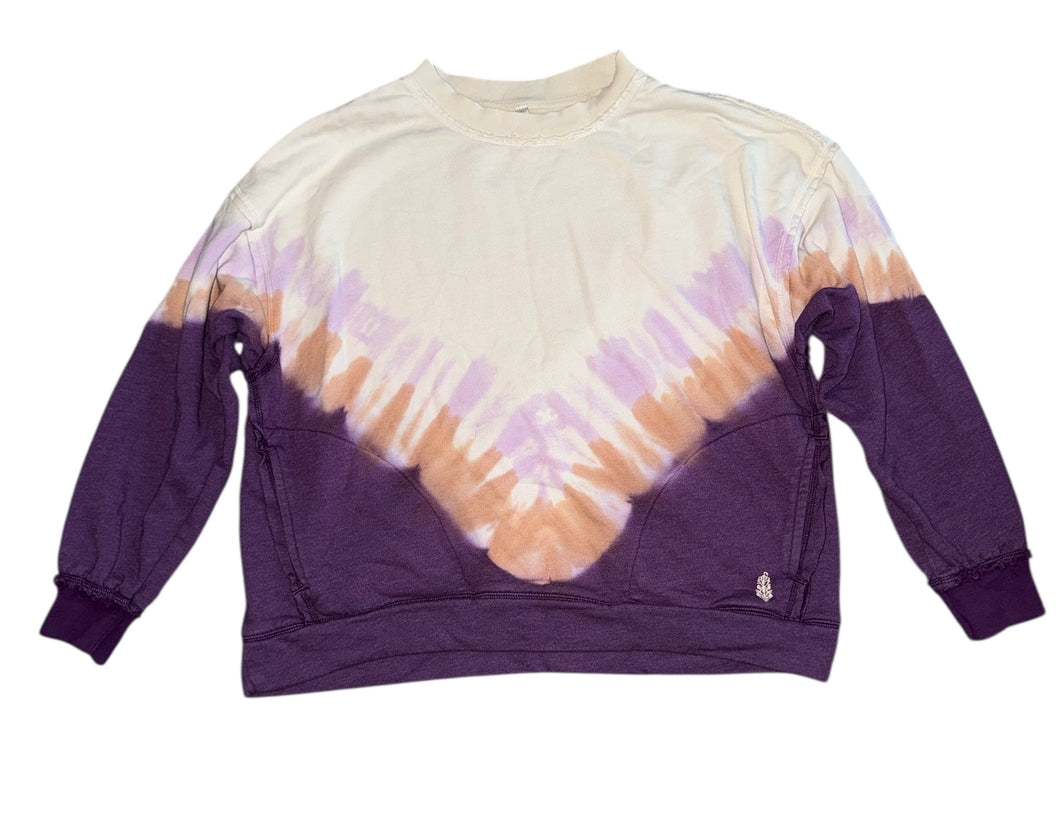 Free People Movement women’s ombré tie dye sweatshirt XS