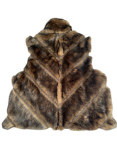 Donna Salyers Fabulous Furs women’s reversible shortie vest S