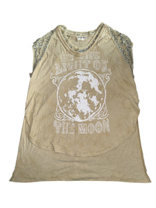 We The Free by Free People By the Light of the Moon hi low sequin top XS