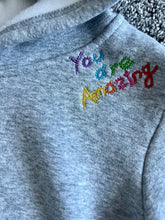 Lola & The Boys girls 2pc cropped rainbow sequin sweatsuit 8