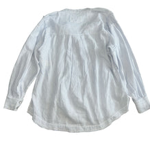 We The Free by Free People women’s pinstripe raw edge top XS