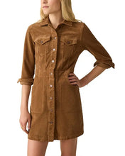 Faherty women’s Michelle corduroy mini dress 2 NEW