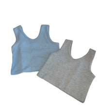 Suzette Collection girls 2pack cropped tanks M(8-10)