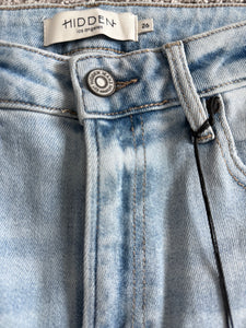 Hidden Denim women’s high rise side slit bootcut jeans 26 NEW(read details)