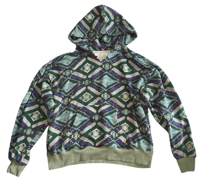 Free People women’s It’s a Vibe printed hoodie sweatshirt XS