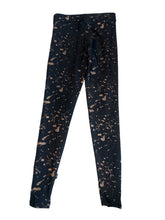 Terez girls rose gold splatter leggings S(7-8)