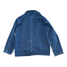 Faherty women’s corduroy collar button up denim jacket XS/S