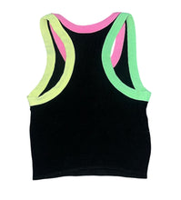 Katie J NYC Livi tween girls ribbed cropped racerback tank S(7-8)