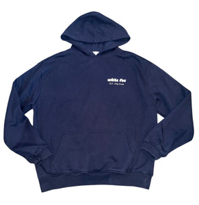 White Fox women’s Era 8 oversized hoodie in navy L/XL