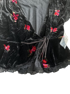Free People women’s roses wrap blouse S NEW