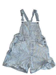 We The Free x Free People Ziggy striped denim shortall XS