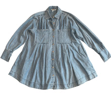 Free People women’s Voyager denim shirt dress XS