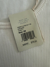 Faherty women’s Freestyle rib knit elbow sleeve tee XS NEW