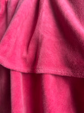 Ever After Collection girls double ruffle hi rise velour skirt 8