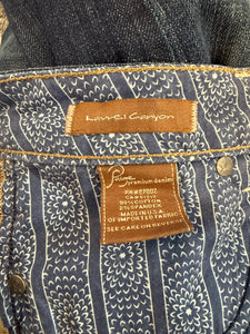 Paige Denim women’s Laurel Canyon low rise flare jeans 28