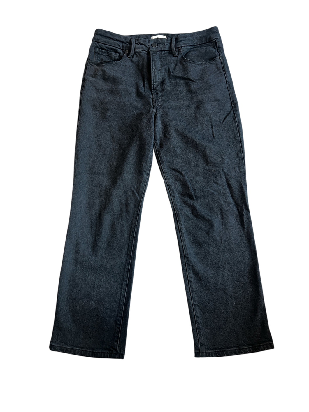Good American women’s Good Petite straight leg jeans w/ darted back pocket 10/30