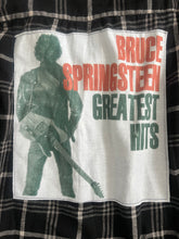 Women’s upcycled Bruce Springsteen flannel shirt S/M (read measurements)