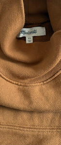 Madewell women’s mock neck pocket sweatshirt XS