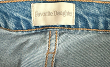 Favorite Daughter women’s Morgan Shortie high rise petite straight jeans in Crosby 30