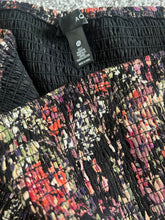 Aqua women’s floral smocked mini skirt XL