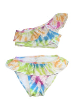 Flowers By Zoe girls one shoulder ruffle 2pc bikini 6