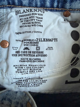 Blank NYC girls mid rise cutoff distressed jean shorts 12