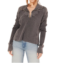 Free People women’s Ashton zip thermal top XS