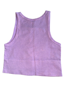 Nikibiki women’s cropped chevron tank top ONE SIZE