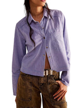 We The Free x Free People classic Oxford button down top XS NEW