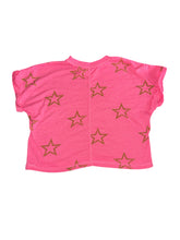 Vintage Havana girls cuffed sleeve star graphic tee M(10-12)