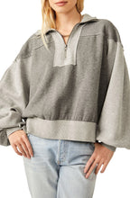 We The Free x Free People women’s Kassey 1/2 zip sweatshirt XS