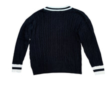 Katie J NYC tween girls Blair university v-neck sweater XL(14)