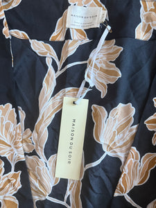Maison Du Soir women’s floral kimono robe S/M NEW