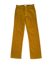 Mother women’s The Tomcat ankle straight button-fly corduroys in Hopscotch 25