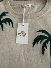 Marine Layer women’s Sand Palms Icon Sweater XS NEW